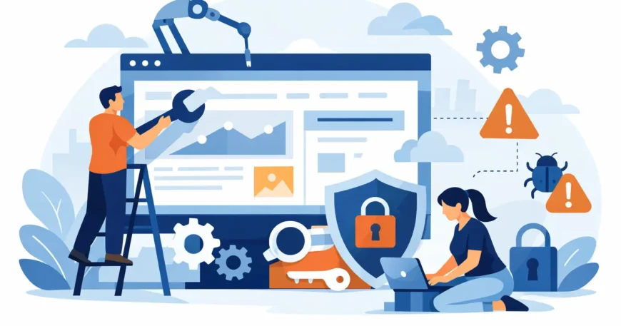 Manutenção de sites empresariais sem riscos